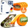 Spanngurt Zurrgurte 4m 5 Stück 2t ( 2000 daN, KG) Einteilig Produktbild-Vorschau 1