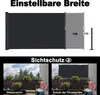 LARS360 140x300cm Seitenmarkise Wandmarkise Ausziehbar Produktbild-Vorschau 4