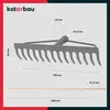 KOTARBAU® Rateau à Feuille Métal 36 cm Râteau Jardin 14 Voir les images du produit 3