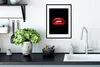 MuchoWow® MuchoWow® Gerahmtes Poster Lippen - Geld - Rot Produktbild-Vorschau 4