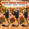 Weihnachts Projektor LED 5D, 10-teiliges Set mit USB, 360° Produktbild-Vorschau 5