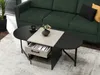 Table basse extensible IZAK - noir / béton Voir les images du produit 7