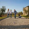 Relaxdays Boule gule, 6 oceľových gúľ, sada s cieľovou Náhľad obrázku produktu 2