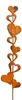 Rost Gartenstecker Herzen 120 cm hoch Edelrost Gartendeko Produktbild-Vorschau 1