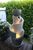 Gartenbrunnen mit LED Beleuchtung 66 cm mit Dekobecken Produktbild-Vorschau 6