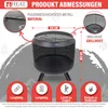 HEAT Outdoor Living Trommel Schwarz - Feuerkorb für den Produktbild-Vorschau 2