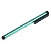 A teal stylus pen with a black cap is shown against a white background. Produktbild-Vorschau