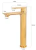 Mexen Royo rubinetto alto da lavabo, oro - 72210-50 Anteprima dell’immagine prodotto 3