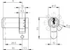 Profilhalbzylinder 1410 0/55mm Anz.Schlüssel:3 Produktbild-Vorschau 3