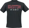 Led Zeppelin Logo & Symbols Black 2XL T-Shirt Produktbild-Vorschau 2