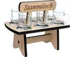 Schnapsbrett 20 cm mit Gravur Stammtisch mit 6 Gläser Produktbild-Vorschau 1