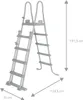 Schůdky Flowclear pro nadzemní bazény 132 cm Náhled obrázku produktu 31
