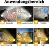 LARS360 LED stavební reflektor 200W teplá bílá - výkonný Náhled obrázku produktu 8