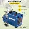 A blue VEVOR air compressor with various text overlays and icons. Anteprima dell’immagine prodotto