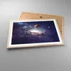 Gerahmtes Poster - Rahmen in heller Eiche - Kosmos Planeten Produktbild-Vorschau 3