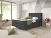 Boxspringbett Köln-Sun 140x200 Webstoff Anthrazit Produktbild-Vorschau 5