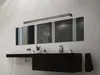 Trio LED nástěnné koupelnové svítidlo ROCCO černé 90cm Náhled obrázku produktu 8
