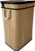 A laundry hamper made of bamboo. Produktbild-Vorschau