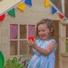 TP Toys Holz-Spielhaus REFUGE Braun mit Boden und Produktbild-Vorschau 8