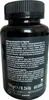 A close-up of a black bottle of supplements with text and logos on the label. Produktbild-Vorschau