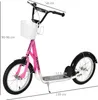 HOMCOM Kinderroller Tretroller mit Bremse Korb Produktbild-Vorschau 3