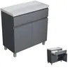 Gästebad WC Ariza 80 Schublade Badmöbelset Toilette Produktbild-Vorschau 10