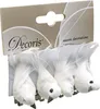 Vogel foam l2b5h2.5 cm wit 4st kerst Decoris Productafbeelding-voorbeeld 4