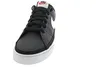 A close-up, front-facing view of a black Nike Court Legacy NN sneaker against a white background. Produktbild-Vorschau