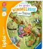 The image shows the packaging of a children's educational game called 'tiptoi® Große Wimmelreise der Tiere'. The packaging features colorful illustrations of various animals in a jungle-like setting, with text and logos. Anteprima dell’immagine prodotto