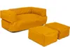Hanah Home, Kids Double Seat Pouf - Orange, Outdoor Produktbild-Vorschau 9