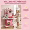 AIYAPLAY Kinderküche Kinder 33-teilig Spielküche Zubehör Produktbild-Vorschau 6