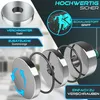 RE:SPORT® 2er Hanteln Set aus massivem Stahl Türkis 2 x Produktbild-Vorschau 3
