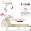 TecTake 403418, Béžová, Polyester, Ocel, 110 kg, 6,2 kg Náhled obrázku produktu 5