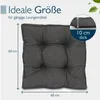 Beautissu Outdoor Loungekissen Beauflair, 60x60cm, Produktbild-Vorschau 3