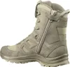 A side view of a beige tactical boot against a white background. Produktbild-Vorschau