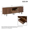 okwish Moderner TV Schrank mit zwei Rolltüren und Staufach, Produktbild-Vorschau 7