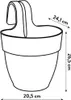 elho® Vibia campana easy Jardinière S rose poudré à Voir les images du produit 4