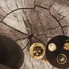 TT Home Teppich Modern Edel Mit Konturenschnitt Baumstamm Produktbild-Vorschau 3