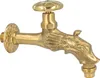 A brass faucet shaped like a dragon's head, mounted on a white background. Produktbild-Vorschau