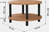Skye Decor, Roby - Black, Couchtische, Schwarz, 70 x 43,7 x Produktbild-Vorschau 5