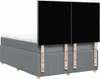 vidaXL Boxspringbett mit Matratze Hellgrau 160x200 cm Stoff Produktbild-Vorschau 6