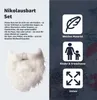 6X Father Christmas Beard - Father Christmas Beard White Náhľad obrázku produktu 2