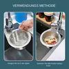 Siebkorb Für Spülbecken Aus Edelstahl In Schwanenform, 2PCS Produktbild-Vorschau 2