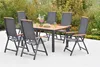 Merxx "Siena" Gartenmöbel Set 7tlg., 6 Klappsessel, Produktbild-Vorschau 2
