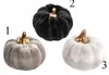 projektdecor Samtkürbis Herbstdeko Höhe 7 cm Produktbild-Vorschau 1