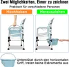 ACXIN komodové křeslo s hliníkovým víkem Bezpečné, WC rám Náhled obrázku produktu 5