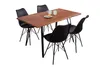 Esstisch Baumkante 140 x 80 cm Akazie massiv nussbaumfarben Produktbild-Vorschau 3