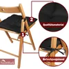 Sitzkissen Schwarz 40 X 40 + 4 CM (4er Pack) Produktbild-Vorschau 6