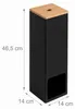 Relaxdays Toilettenpapier Aufbewahrung, 4 Rollen, HxBxT: Produktbild-Vorschau 4