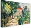 Leinwandbild (100x70cm): Paul Cézanne - Haus mit rotem Produktbild-Vorschau 1